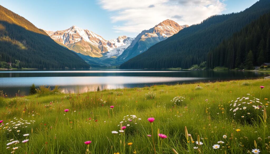 Naturcamping Fernsteinsee Landschaft