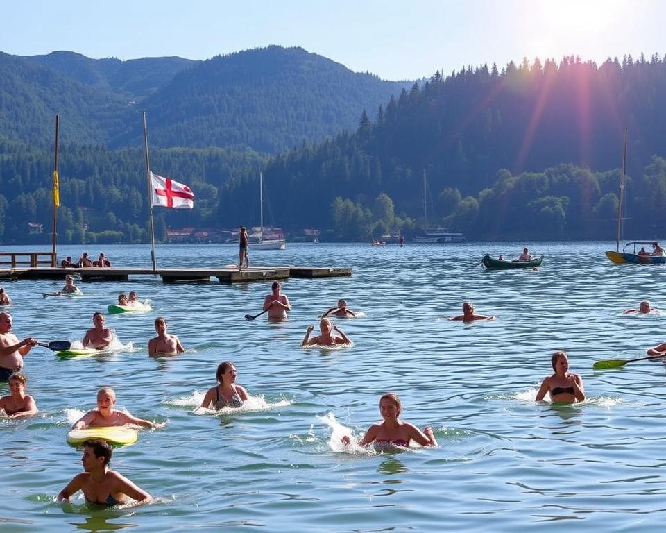 Freizeitaktivitäten am Mattsee