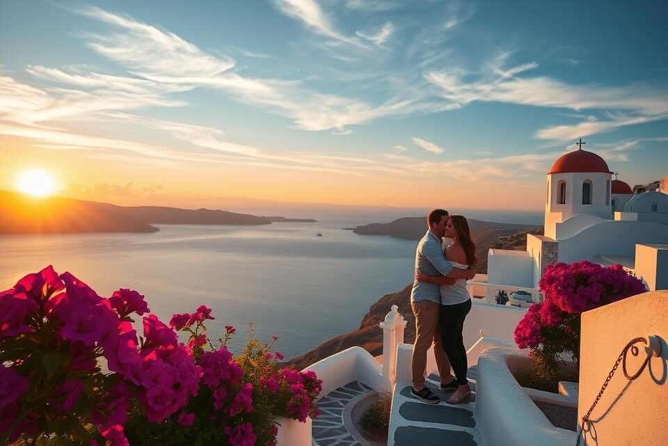 Romantische Aktivitäten auf Santorini