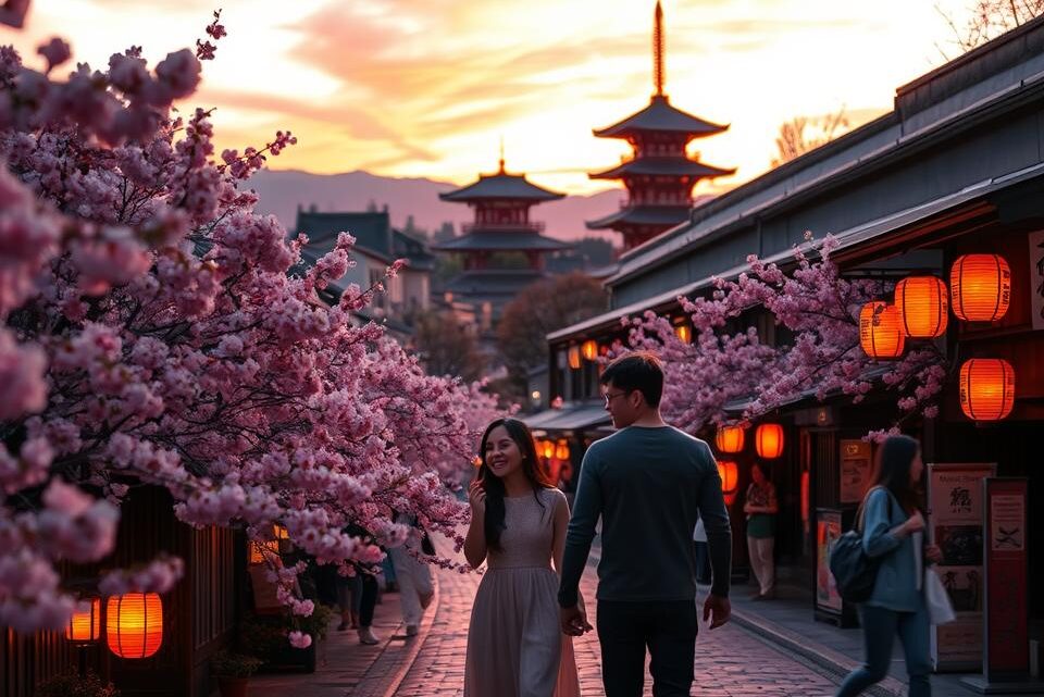 Romantische Erlebnisse in Kyoto