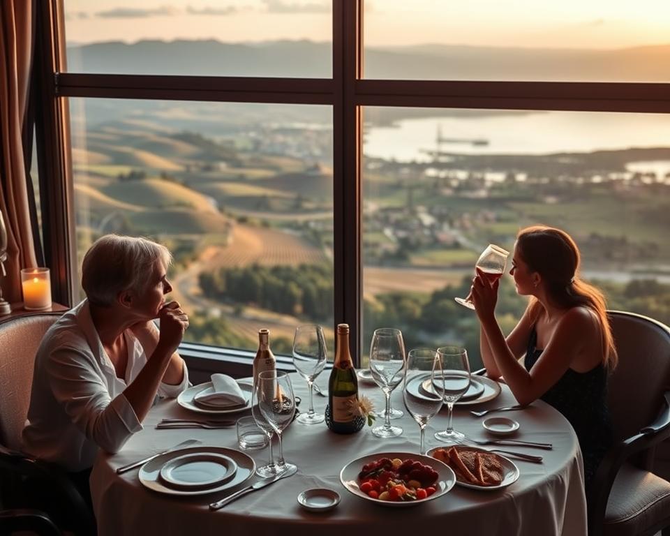 Romantisches Dinner Italien Panoramarestaurant Romantisches Dinner Italien Panoramarestaurant