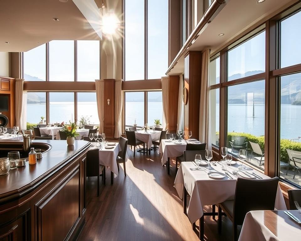 Seeblick-Terrasse Restaurant im SEESIDE HOTEL SEEWIRT MATTSEE