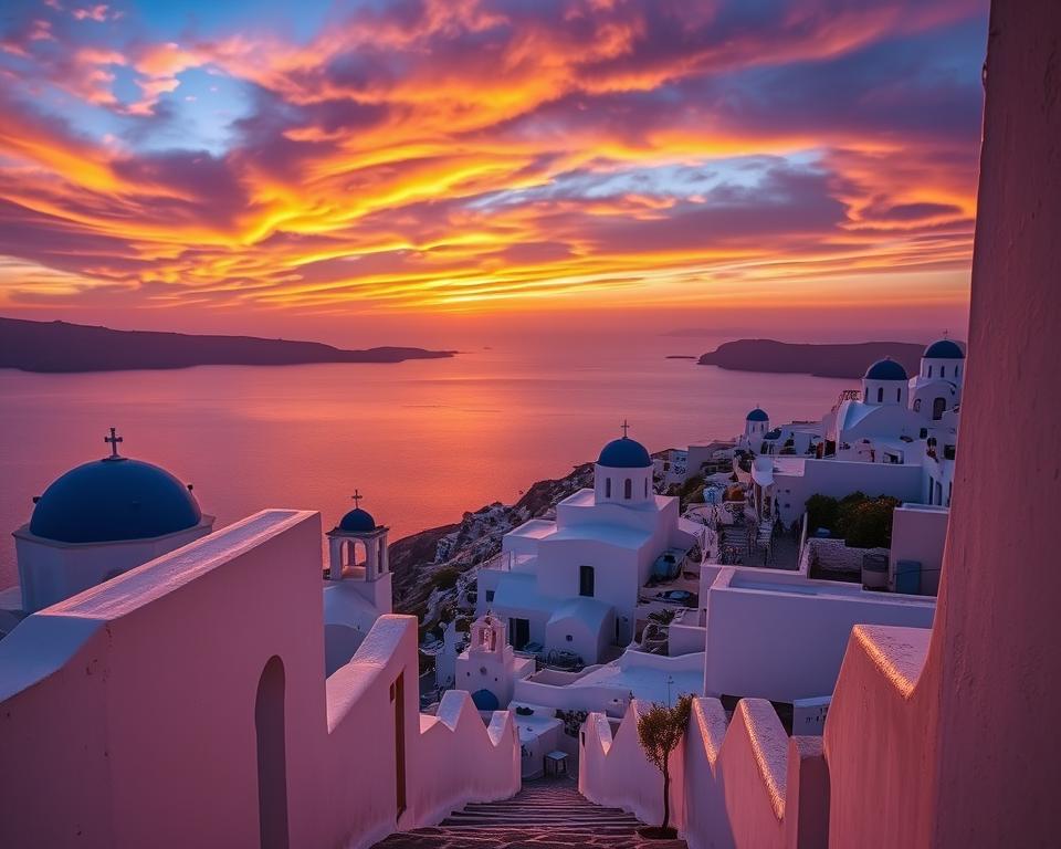 Sonnenuntergänge in Oia