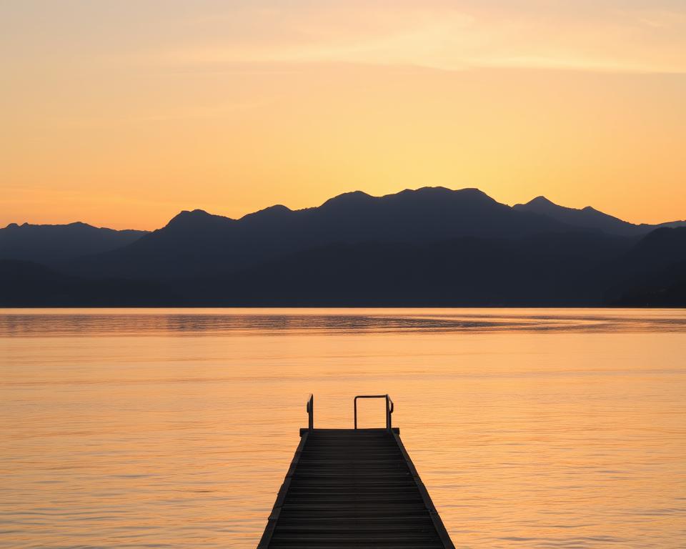 Sonnenuntergang am Bodensee