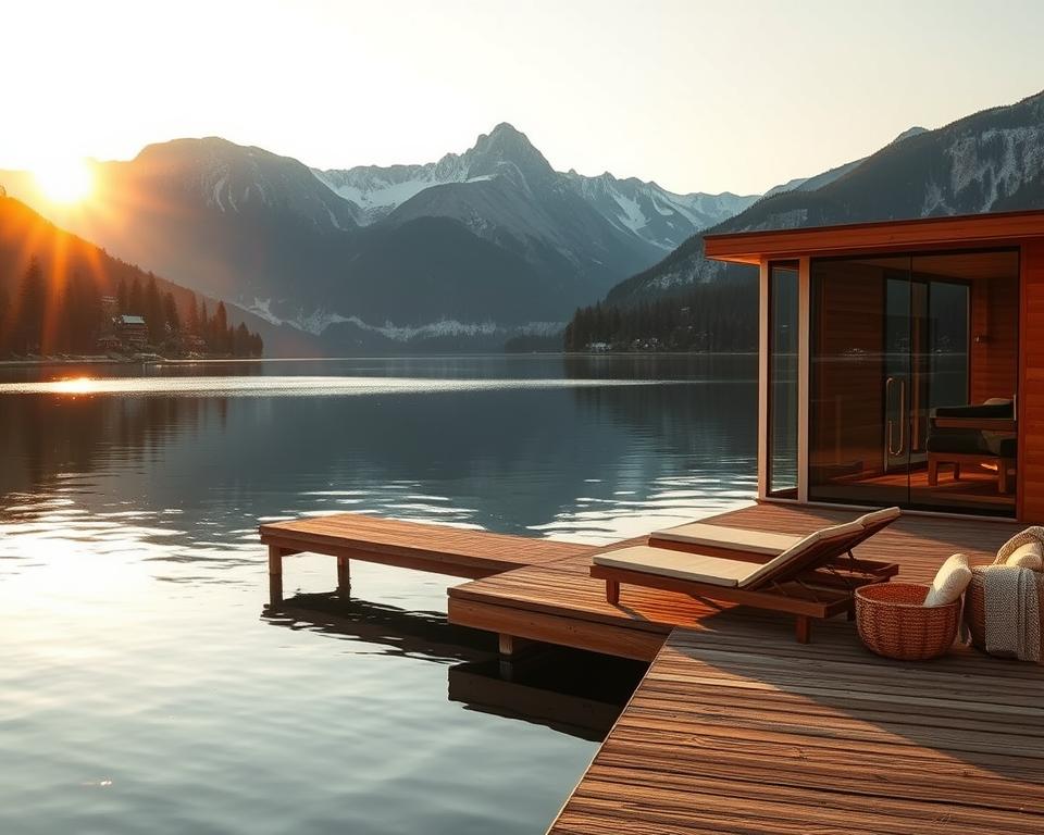 Wellness Bereich mit Seeblick