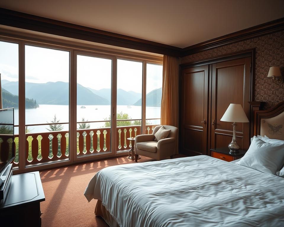 Zimmer mit Seeblick im SEESIDE HOTEL