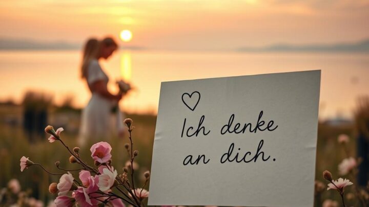 ich denke an dich sprüche