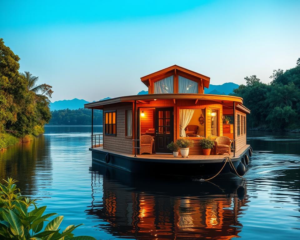 romantischer Hausbooturlaub
