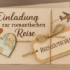Einladungskarten romantische Reise