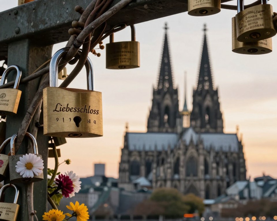 Liebesschlösser Symbolik der Liebe