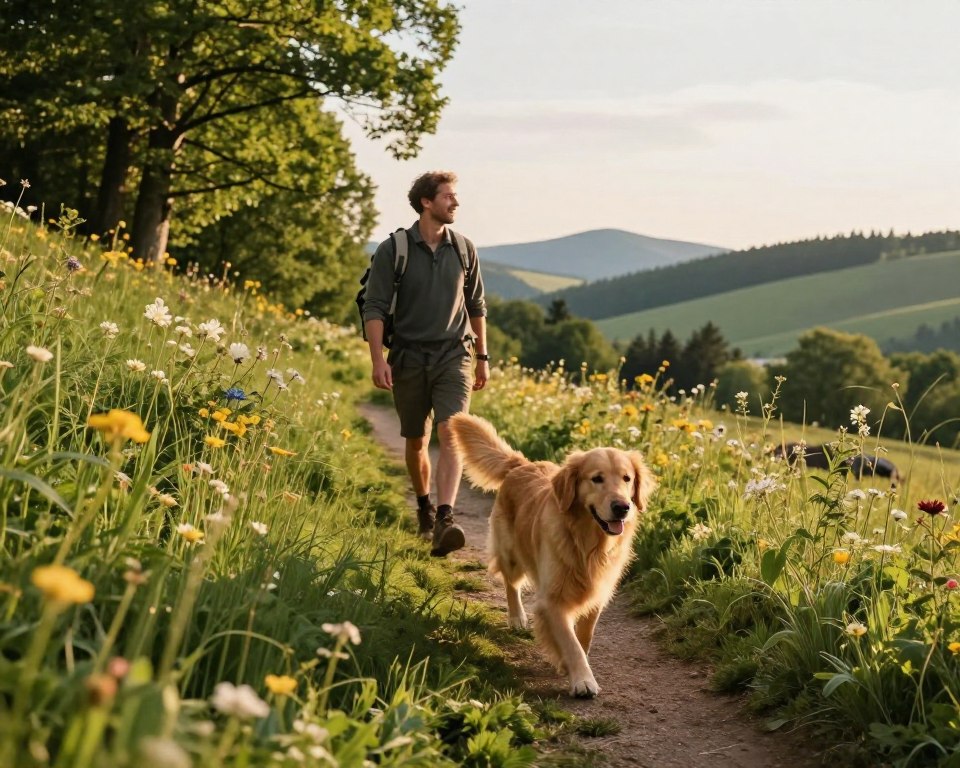 Wandern mit Hund in der Eifel Wandern mit Hund in der Eifel