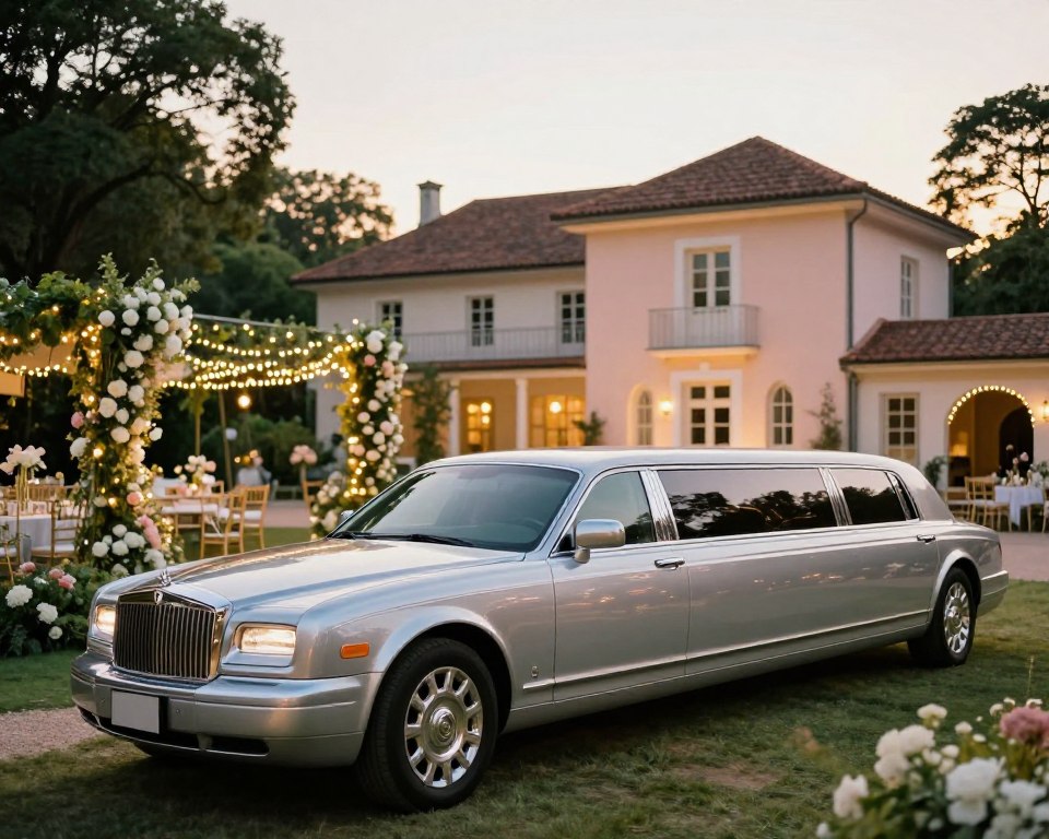Hochzeitsreise Stretchlimousine