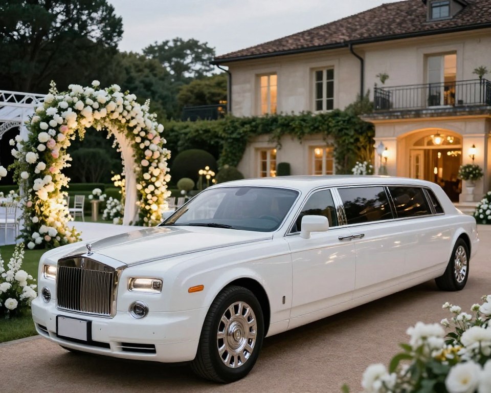 Stretchlimousine Hochzeitsstil
